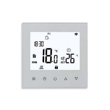 Termostato programable Touch-PRF 78 en blanco o negro