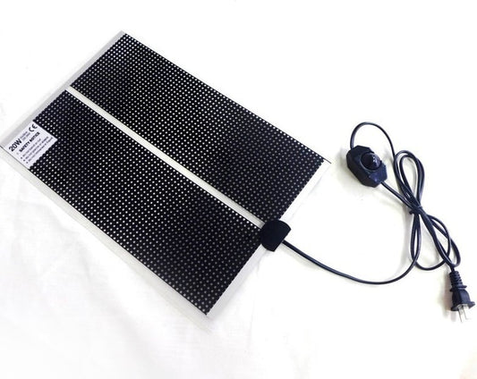 Alfombrilla térmica QH 15x28cm con regulador y interruptor de encendido/apagado