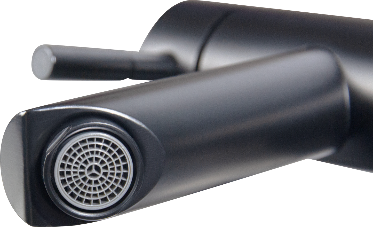 Grifo de lavabo negro mate