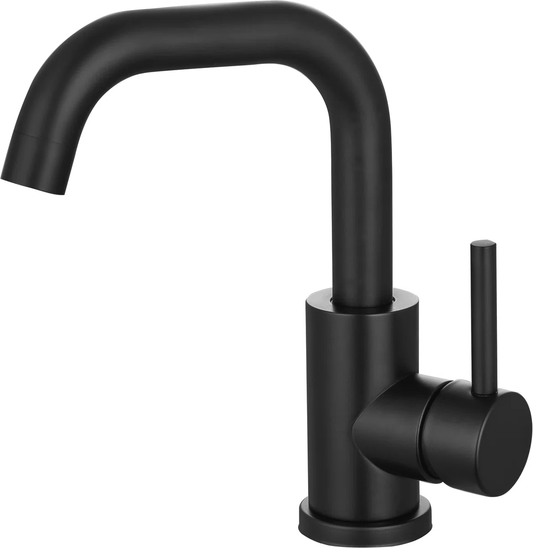 Grifo de lavabo con caño giratorio de 180 grados