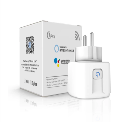 Medidor de consumo de enchufe inteligente Wifi con función de temporizador